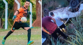 Jogador de futebol de 17 anos morre após acidente em rodovia de Goiás